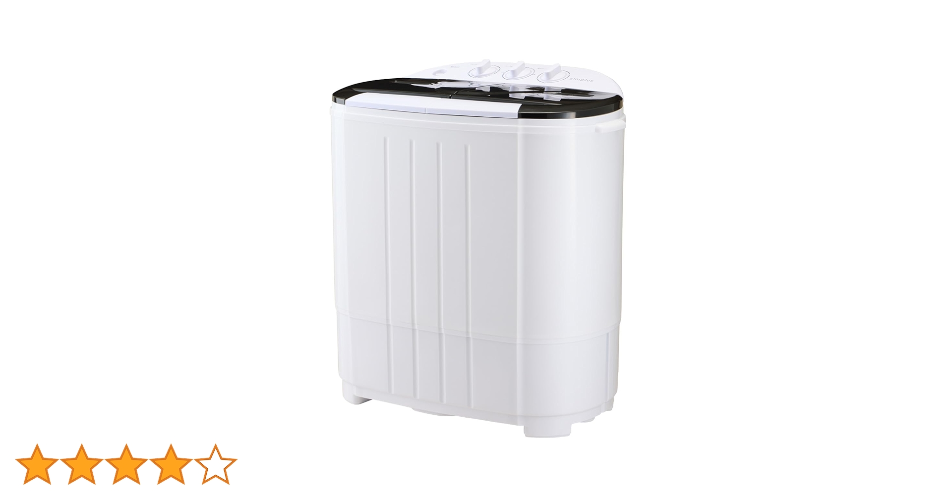 Amazon | simplus シンプラス 二層式洗濯機 脱水付き 小型洗濯機